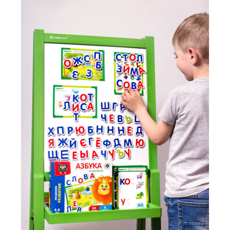 Азбука на магнітах "Академія розвитку" Vladi Toys VT5411-01 (укр)