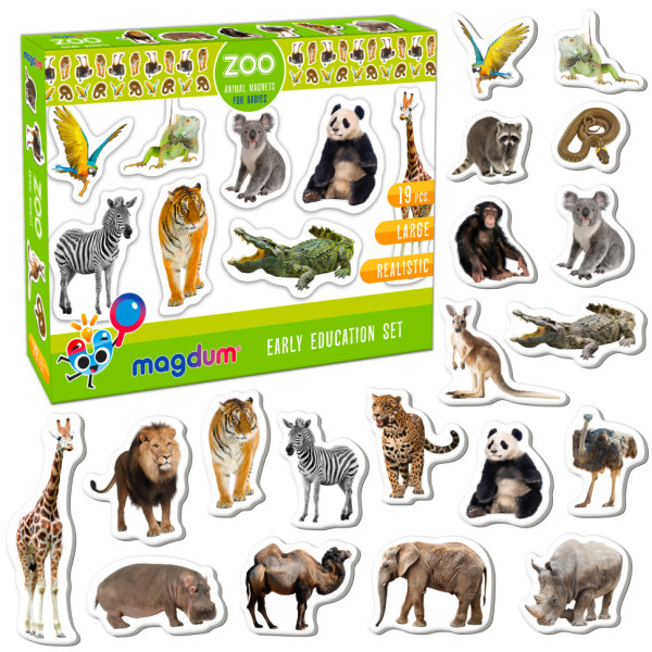 Набір магнітів Зоо 19шт ML4031-02 EN (ML4031-02 EN)