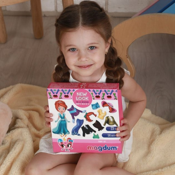 Набір магнітів Magdum "Лялька з одягом New look" ML4031-14 EN (ML4031-14 EN)