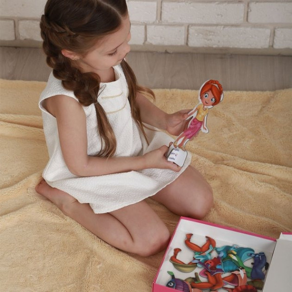 Набір магнітів Magdum "Лялька з одягом New look" ML4031-14 EN (ML4031-14 EN)