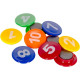Магніт для дошки "Кольоровий з цифрами" 3010M, D 3 см (3010M)