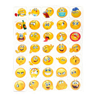 Набір "Емоджі" на магнітах 1366ATS на планшеті 35 елементів  (1366ATS)