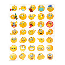 Набір "Емоджі" на магнітах 1366ATS на планшеті 35 елементів  (1366ATS)