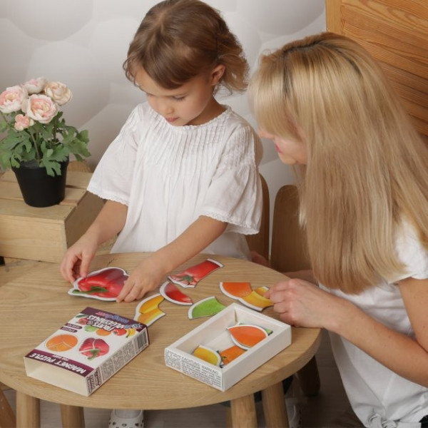 Набір магнітів Magdum Baby puzzle "Фрукти і овочі" ML4031-25 EN (ML4031-25 EN)