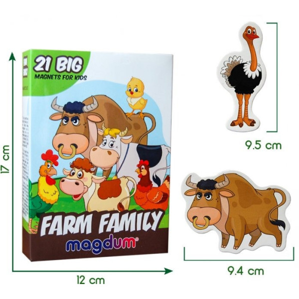 Набір магнітів Magdum Ферма сімейки ML4031-21 EN (ML4031-21 EN)