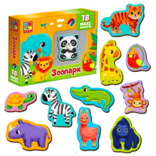 Набор магнитов MAXI "Зоо" Vladi Toys VT3106-25, 18 шт(VT3106-25)