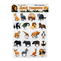 Набір магнітів "Дикі тварини" Artos 1236ATS Укр. 20 шт. (1236ATS)