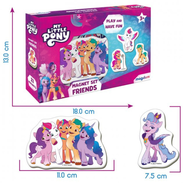 Набор магнитов "My Little Pony Друзья" Magdum МЕ 5031-22(МЕ 5031-22)