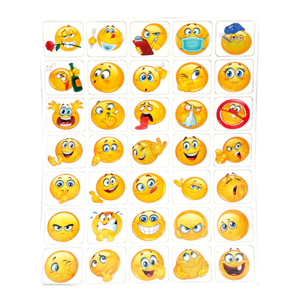 Набір "Емоджі" на магнітах 1366ATS на планшеті 35 елементів  (1366ATS)