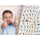 Дитячий розвиваючий набір магнітів "Розпорядок дня" ML4032-03, 72 магнітні фігурки (ML4032-03)