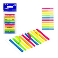 Закладка неонова "Stick Notes" COLOR-IT Р44-4, 5 кольорів