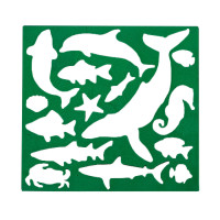 Трафарет дитячий "Морські мешканці" AS-0255, К-9067м (AS-0255)