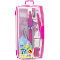 Готовальня 1909 олівець 4 лінійки Pink (1909-CIT(Pink))