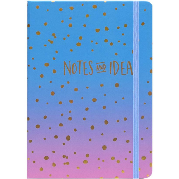 Блокнот на резинці 3783-17L 20,5 * 14 см 80л. тверда обкладинка, клітина