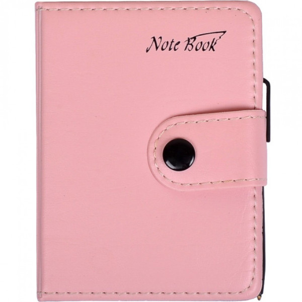 Блокнот 11*8см з ручкою в обкладинці шкір /зам, клітина 63100