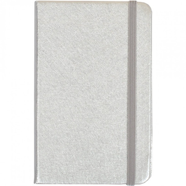 Блокнот на гумці 5602-18, 14 x 9 см, тверда палітурка, шкір/зам