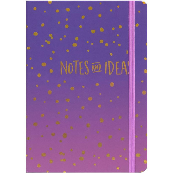 Блокнот на резинці 3783-17L 20,5 * 14 см 80л. тверда обкладинка, клітина