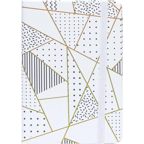 Блокнот на резинці 3783-1L, у клітинку 20,5*14см 80 л. тверда обкладинка