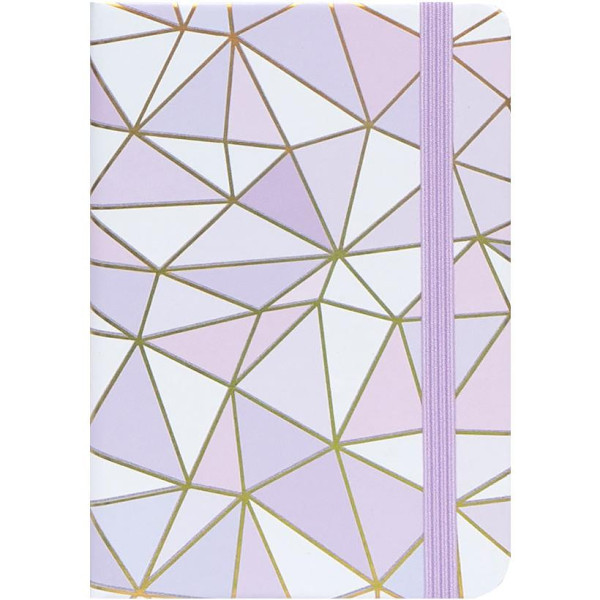 Блокнот на резинці 3783-1L, у клітинку 20,5*14см 80 л. тверда обкладинка