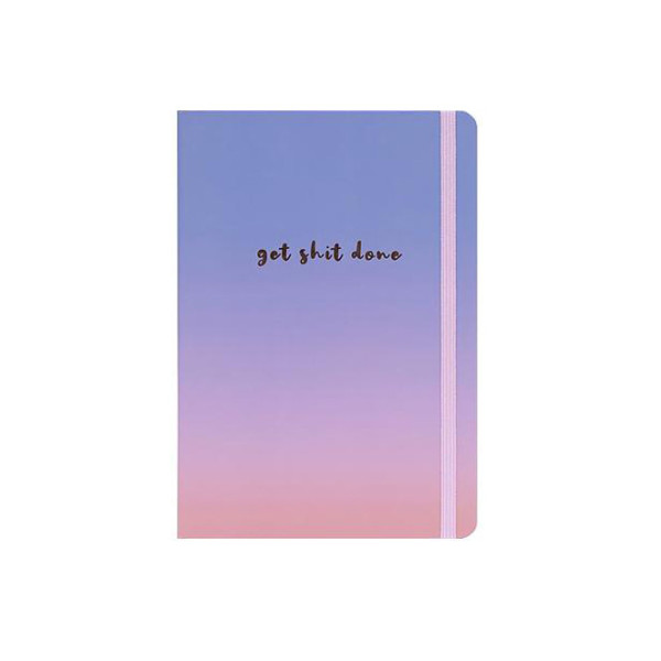 Блокнот на резинці 3781-4L 10,5 * 7,5 см 80л. тверда обкладинка, клітина