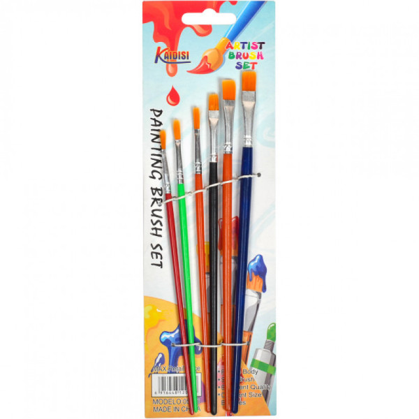 Набор кисточек для рисования 059-6  6 штук