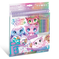 Набор для творчества Скетчбук: Звездные друзья Nebulous Stars 11141 с карандашами(11141NS)