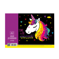 Альбом для рисования АП-П-120-30 на пружине Unicorn(АП-П-120-30-4)