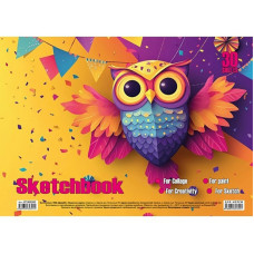 Альбом для малювання Сова KT13022502 пружина 30 аркушів (KT13022502)