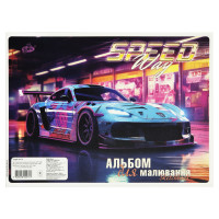 Альбом для малювання "Speed ​​Way" Brisk САВ-1/271-3 А4, 20 аркушів на пружині (САВ-1/271-3)