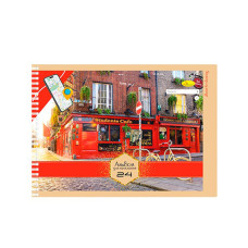Альбом для рисования А4 "Students Cafe" АП-0306-3, 24 листа(АП-0306-3)