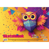 Альбом для рисования Сова KT13022502 пружина 30 листов(KT13022502)