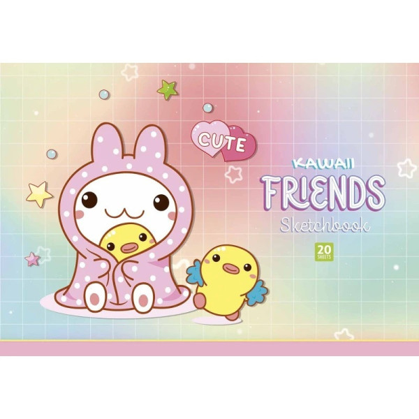 Альбом для рисования PB-GB-020-8513-3 склейка 20 листов(PB-GB-020-8513-3)