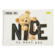 Альбом для рисования A4 АП-0306-7, 24 листа, пружина сбоку(АП-0306-7)