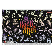Альбом для малювання Rock Star PB-SC-030-563-1, 30 аркушів, 120г/м2 (PB-SC-030-563-1)