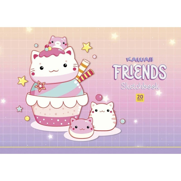 Альбом для малювання PB-GB-020-8513-1 склейка 20 акрушів (PB-GB-020-8513-1)