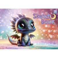 Альбом для малювання PB-GB-020-8515-1 склейка 20 акрушів (PB-GB-020-8515-1)