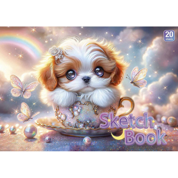 Альбом для малювання PB-GB-020-8515-3 склейка 20 акрушів (PB-GB-020-8515-3)