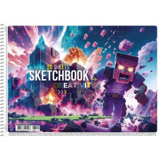 Альбом для малювання PB-SC-020-8511-2 спіраль 20 аркушів (PB-SC-020-8511-2)