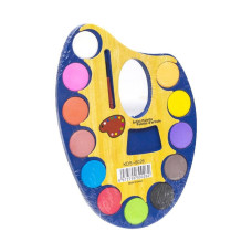 Акварель суха "Палітра" 94283, 12 кольорів (94283(Blue))