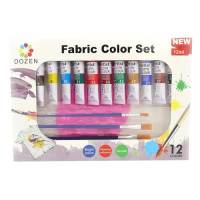 Набір фарб для одягу Dozen DSCN0680, 12 мл 12 шт (DSCN0680)