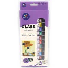 Набір фарб для скла та кераміки DSCN0678, 12 мл 12 шт (DSCN0678)