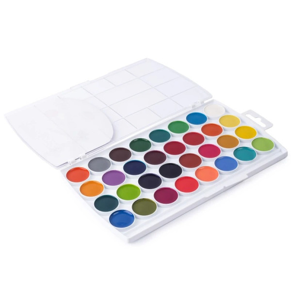 Акварельные краски "Творчество" 400124, 32 цвета(400124)