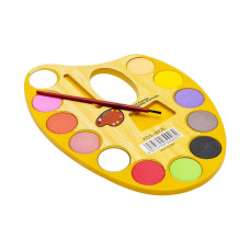 Акварель суха "Палітра" 94283, 12 кольорів (94283(Orange))