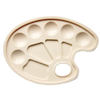 Палитра для рисования Овальная Атлас AS-0017, 23 х 17,5 см(AS-0017)