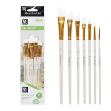 Набір художніх пензлів Art Station BR5807 нейлонові 7шт (BR5807)