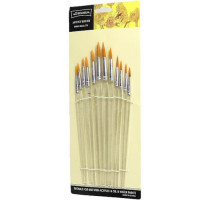 Набір художніх пензликів K1356 в наборі 12 штук (K1356)