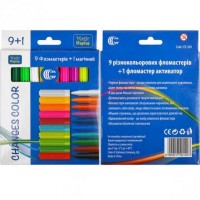 Фломастер 10 цветов "Магические 9+1"  509-9+1