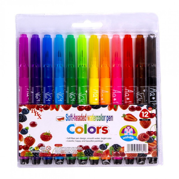 Набор фломастеров 12 цветов "Colors" 1818-12