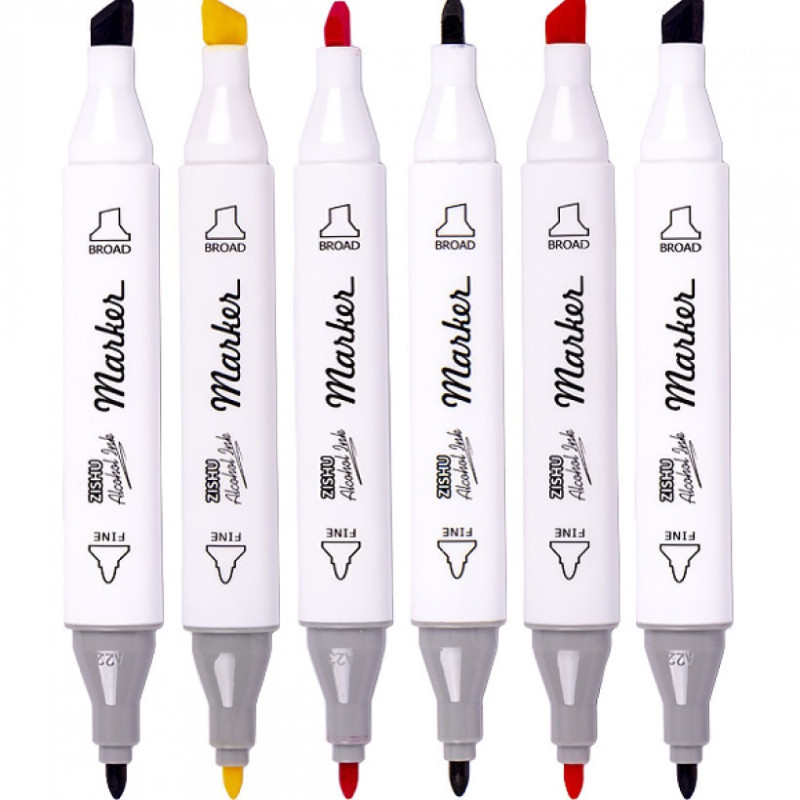Набір фломастерів 12 кольорів "Art - Marker" 218-12 в пластиковому боксі