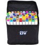 Набор скетч-маркеров 60 цветов BV800-60 в сумке